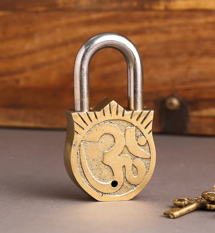 Pure brass Sai Baba Door Lock