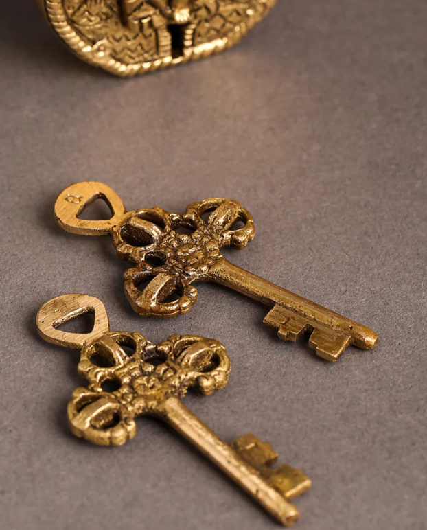 Pure brass Sai Baba Door Lock