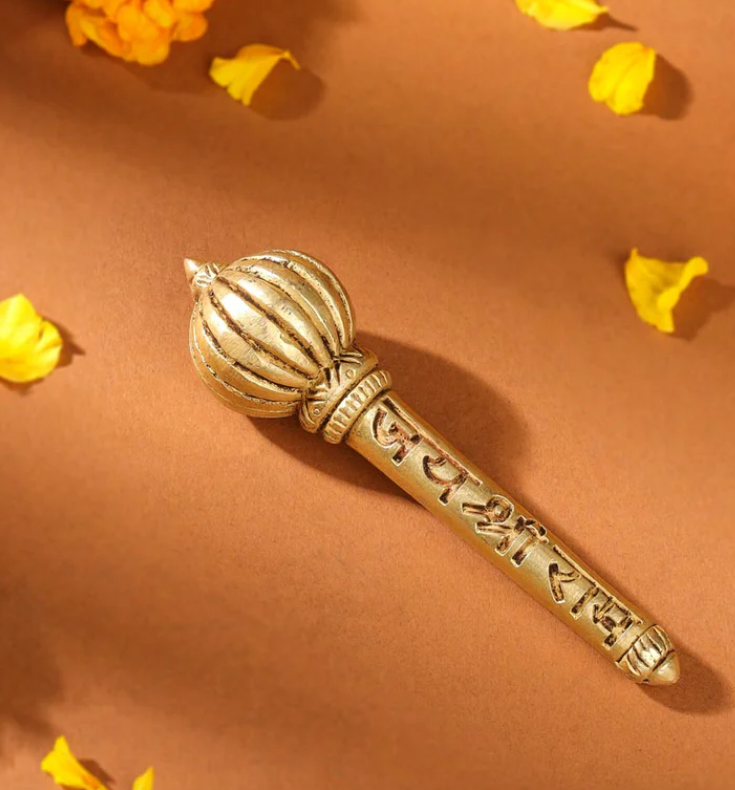 Pure brass Hanuman Mace