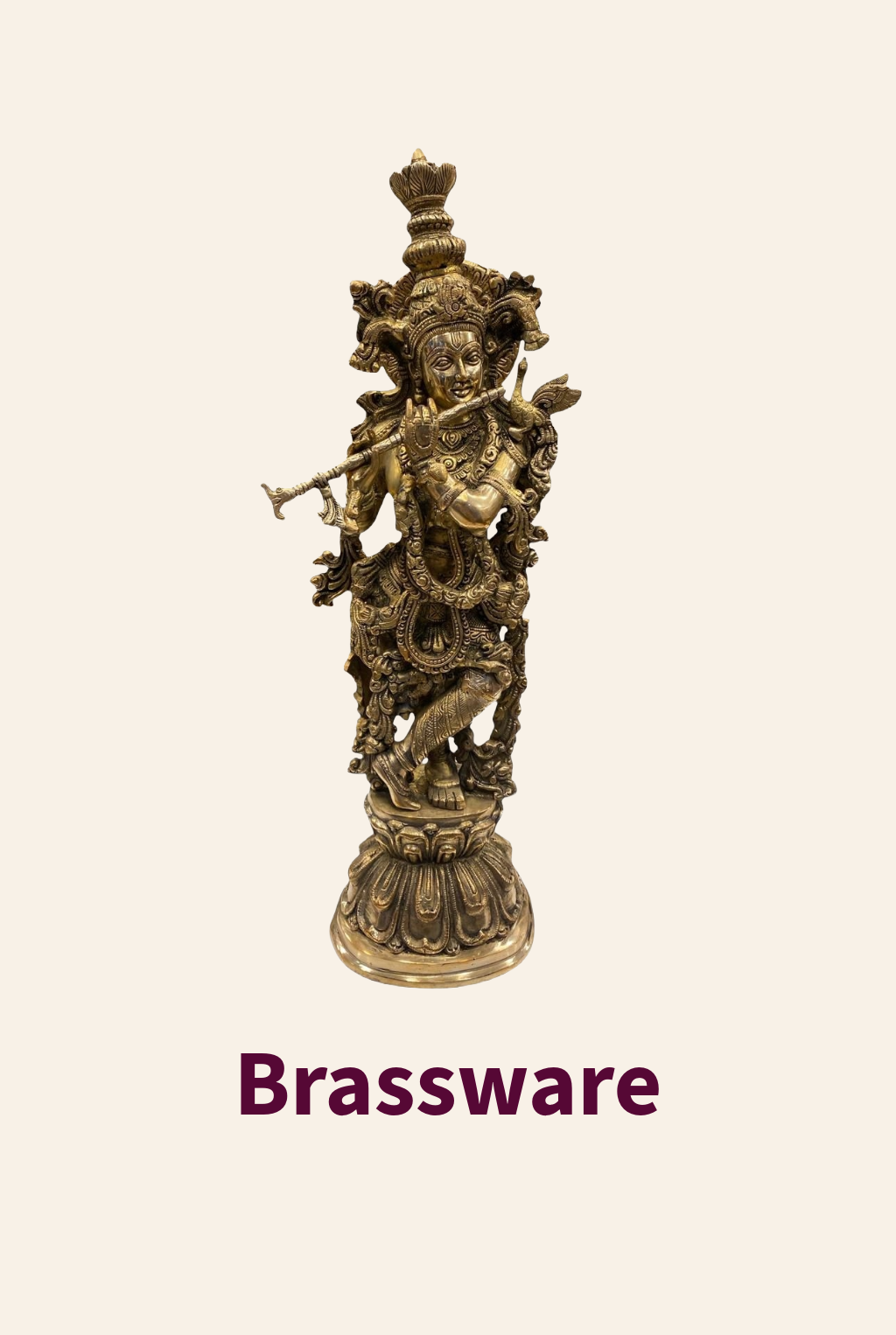 set of brass candle holders as home decor – mentions brass items for home decor