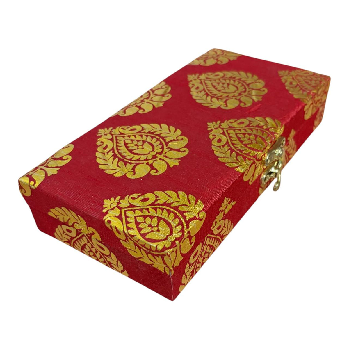 Banarasi Gold Buti Shagun Box | Traditional Wedding & Return Gift Box