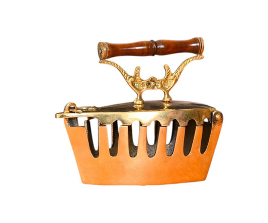Miniature brass iron box decorative