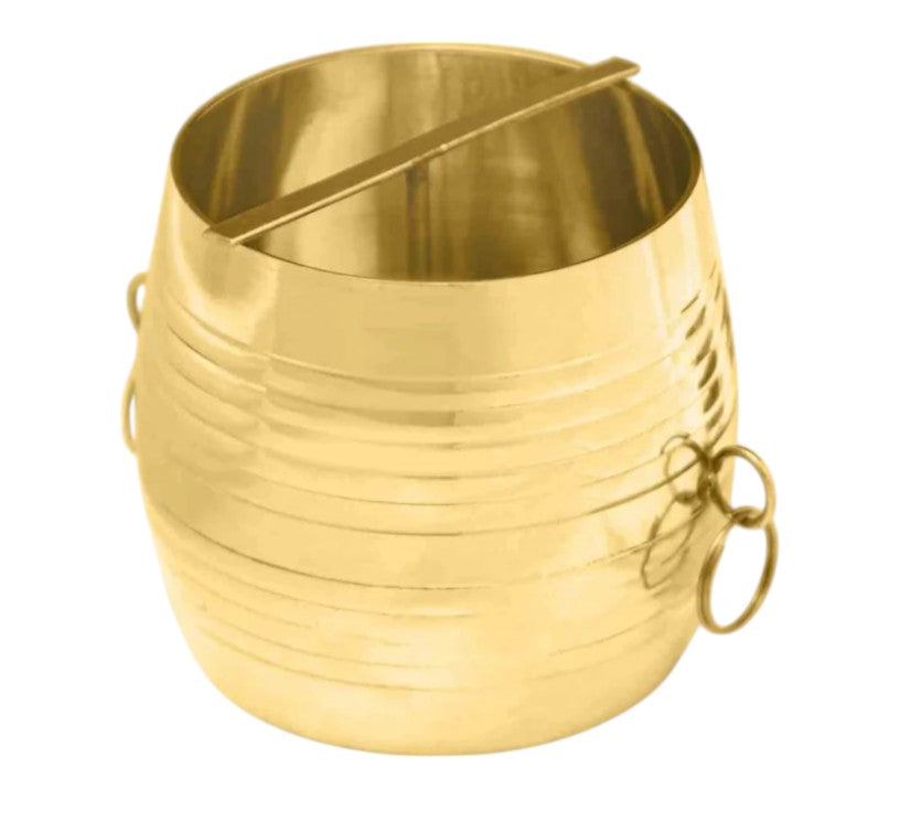 Kerala brass rice vessel