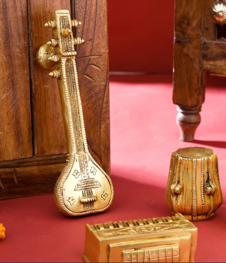 Pure brass musical instrument set