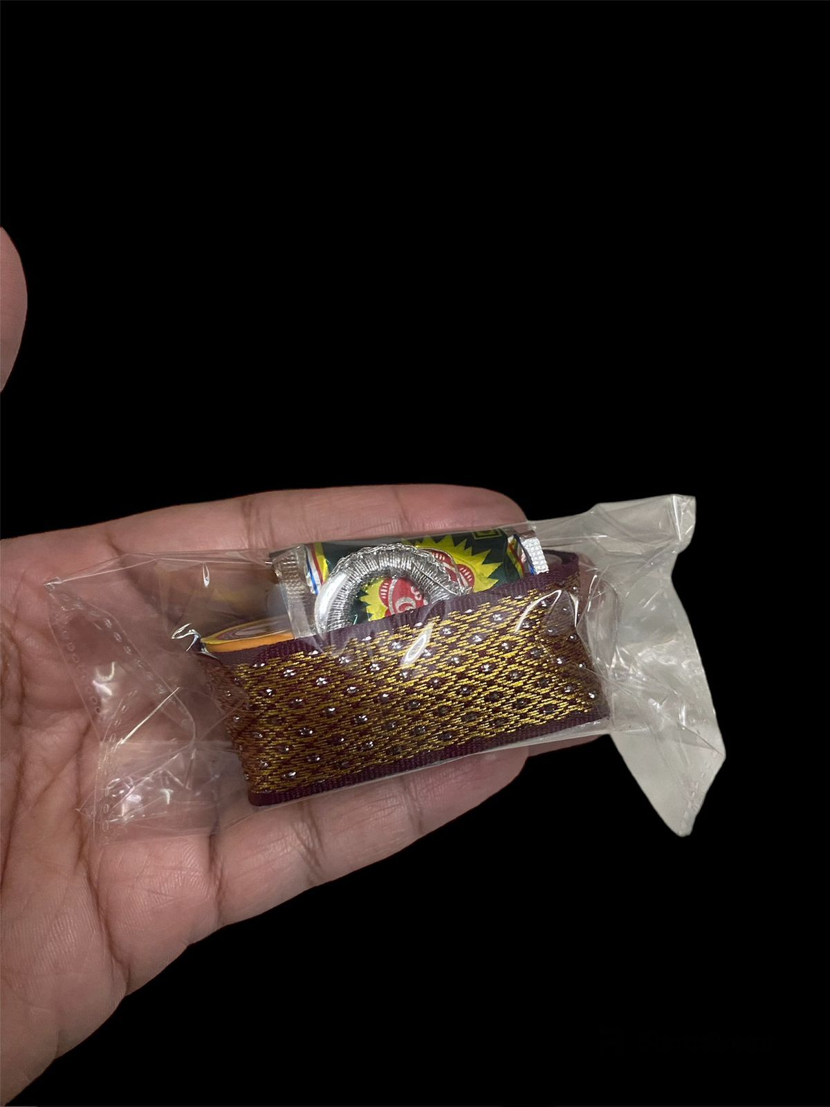 Basket design haldi kumkum gifts - Pack of 10