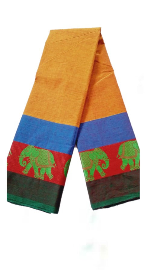 Pure handloom Chettinad Cotton Saree