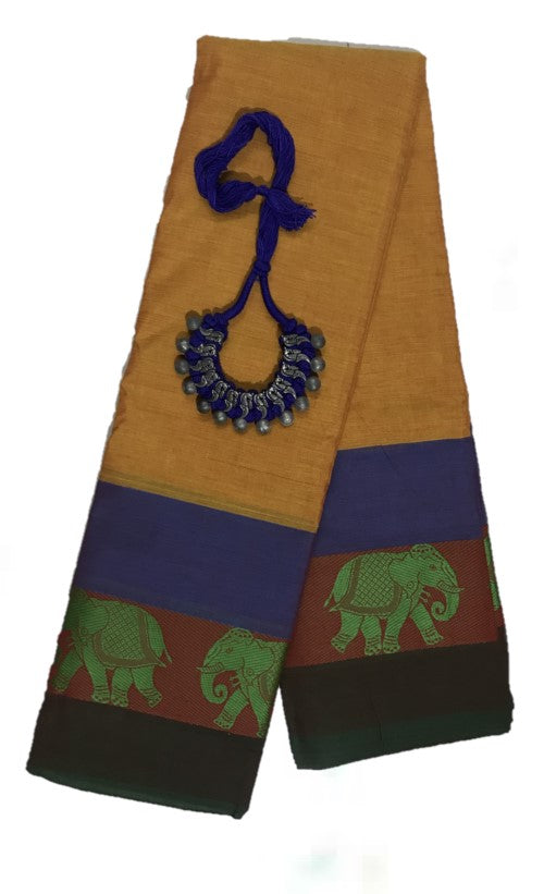 Handloom Chettinad Cotton and Thread Jewellery Combo set