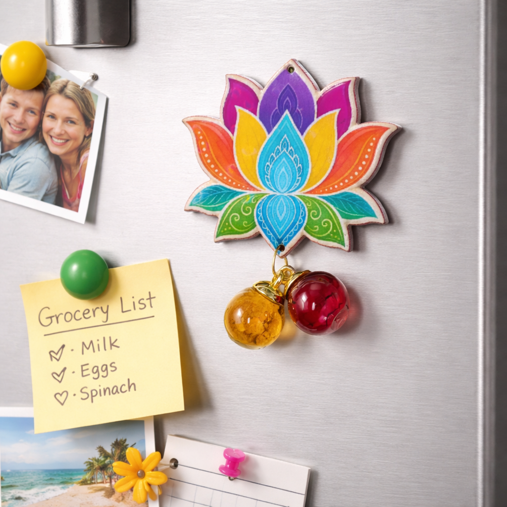 Traditional Indian Lady Haldi Kumkum Fridge Magnets (Copy)