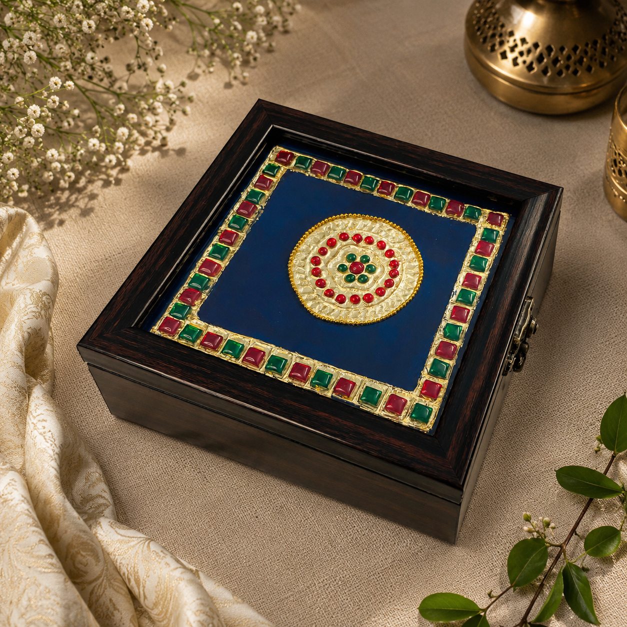 Tanjore Art Multipurpose Box – Tanjore Jewellery & Storage Box