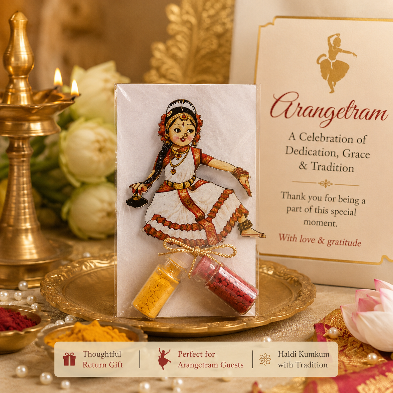 Arangetram Haldi Kumkum Return Gift | Bharatanatyam Guest Gifts