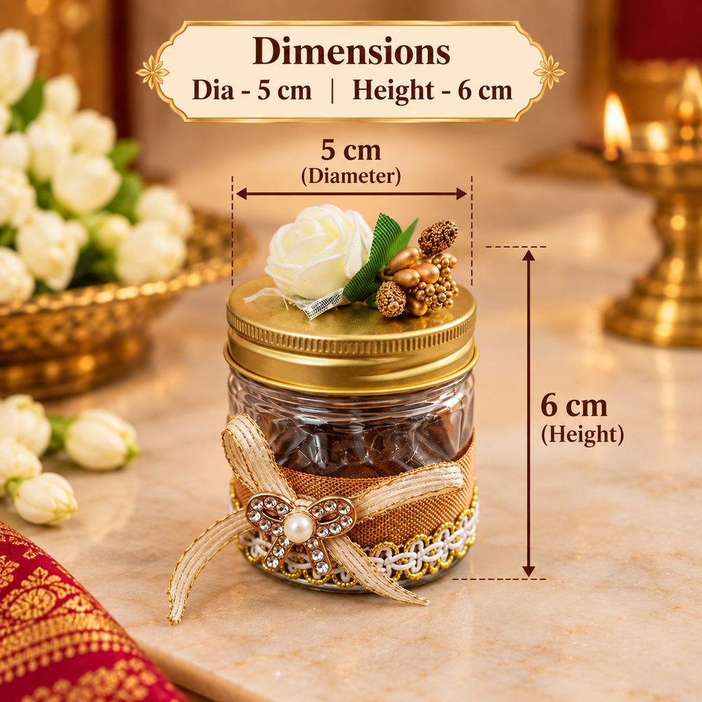 Decorative Plastic Jar Return Gift