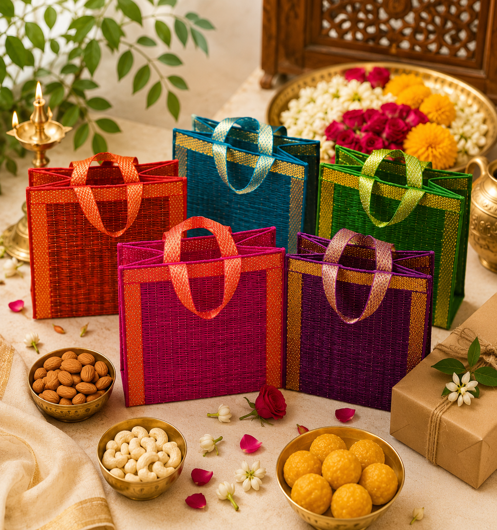 Handmade Korai Grass Gift Bag