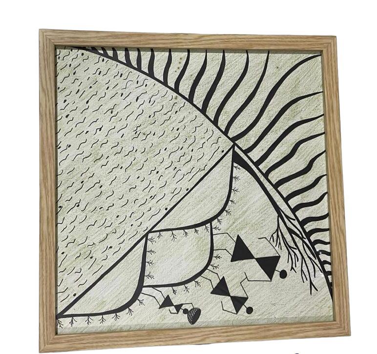 Wooden Jewellery Box for Storage Warli Art Design