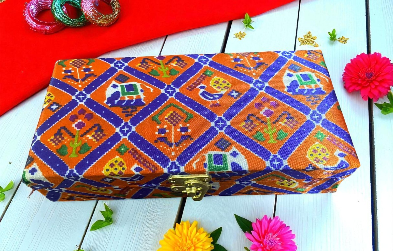 Shagun box in patola design