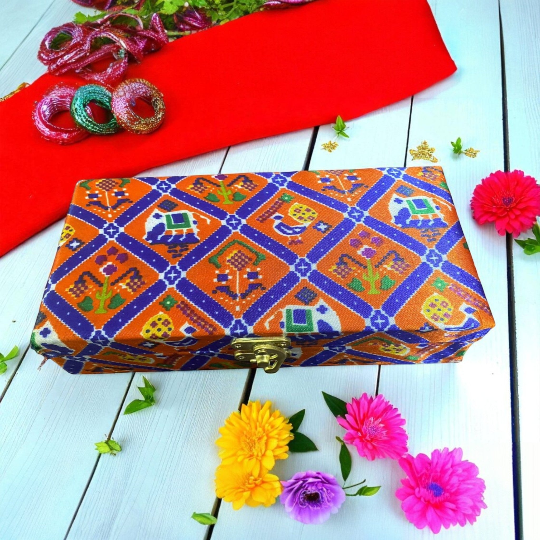Shagun box in patola design