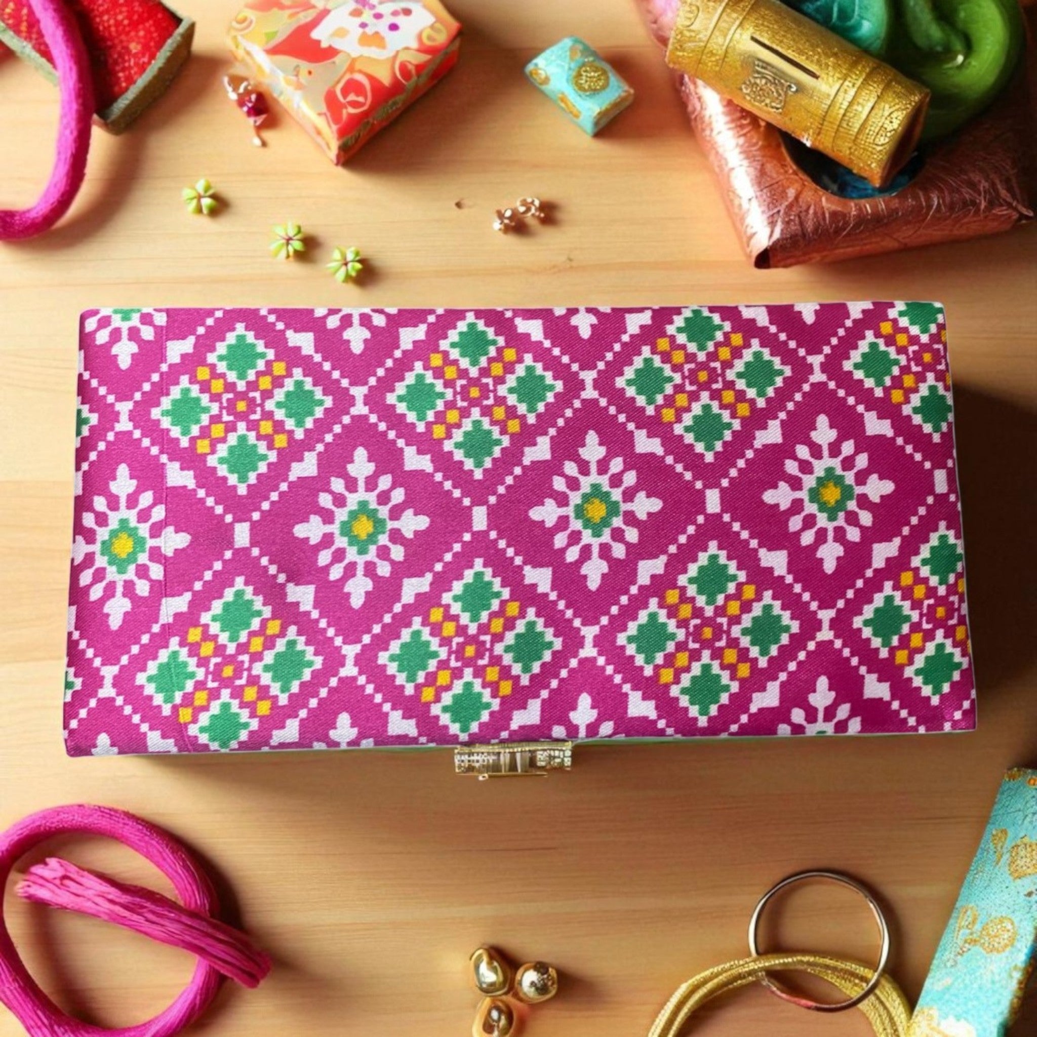 Shagun box in patola design
