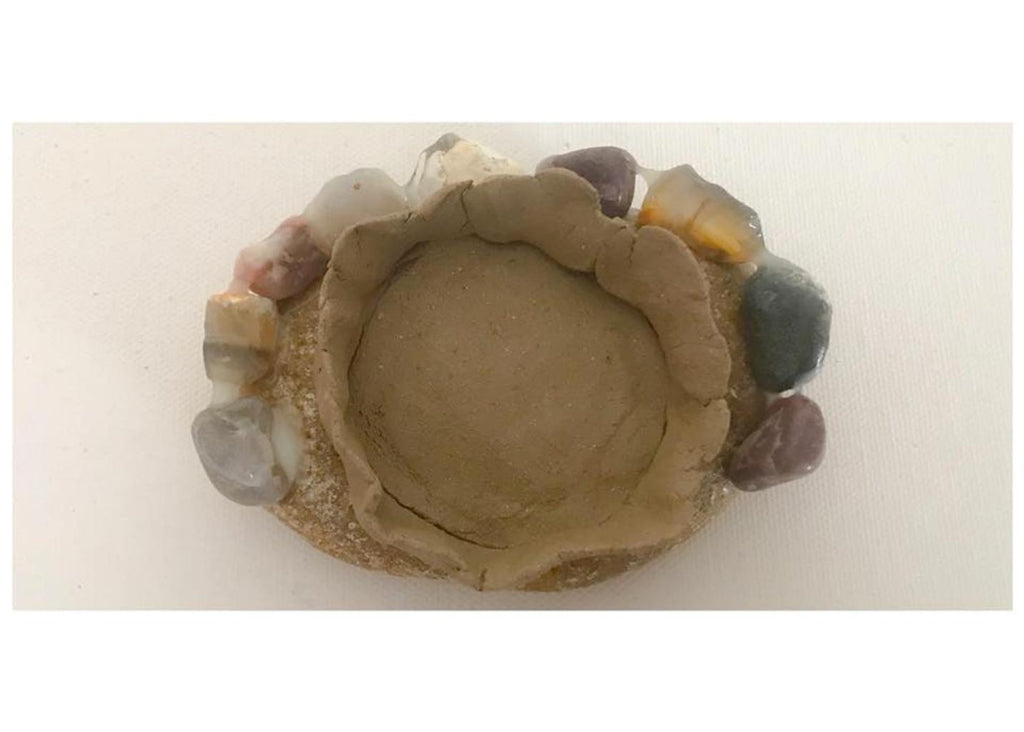 Handcrafted tealight candle holder