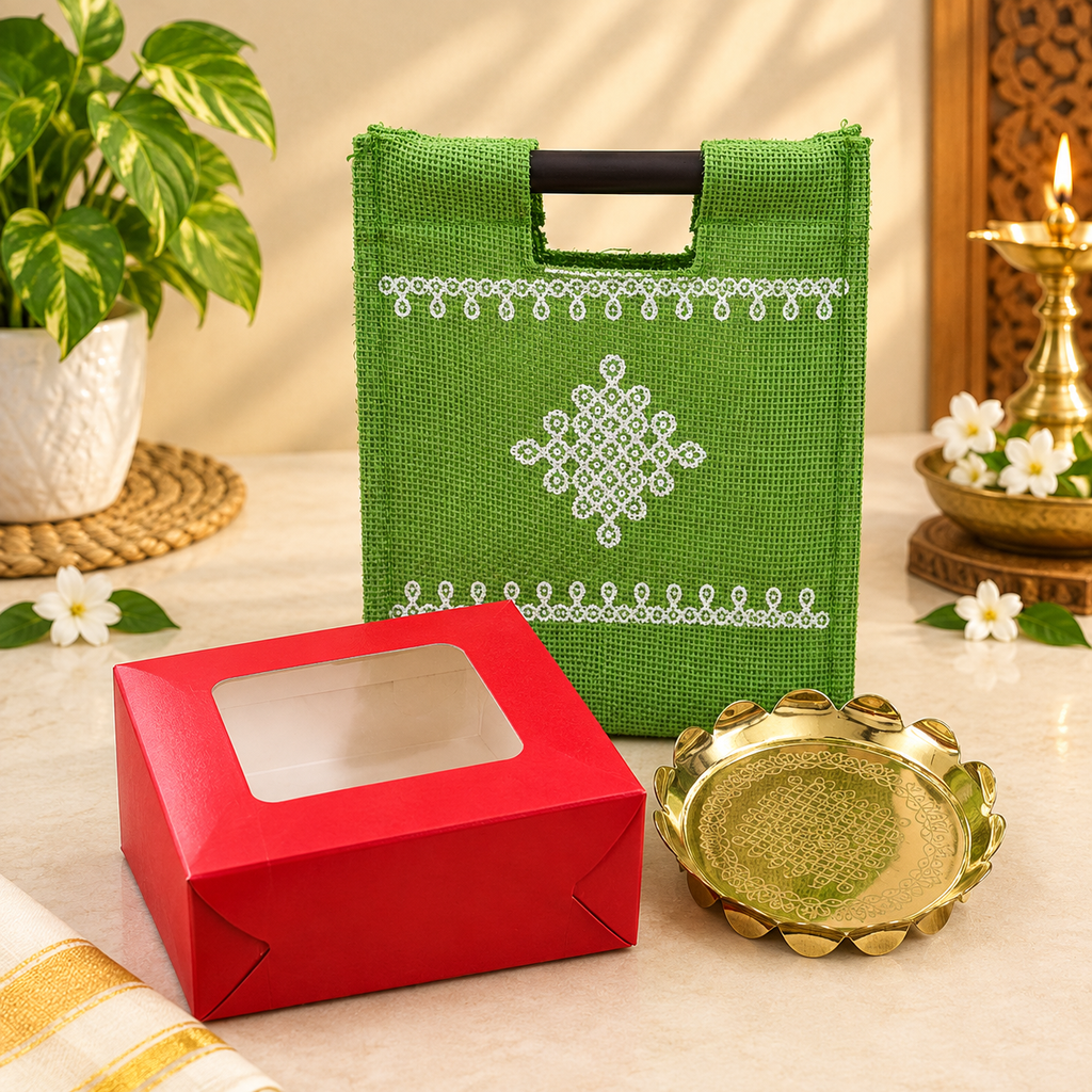 Jute Bag With Brass Plate