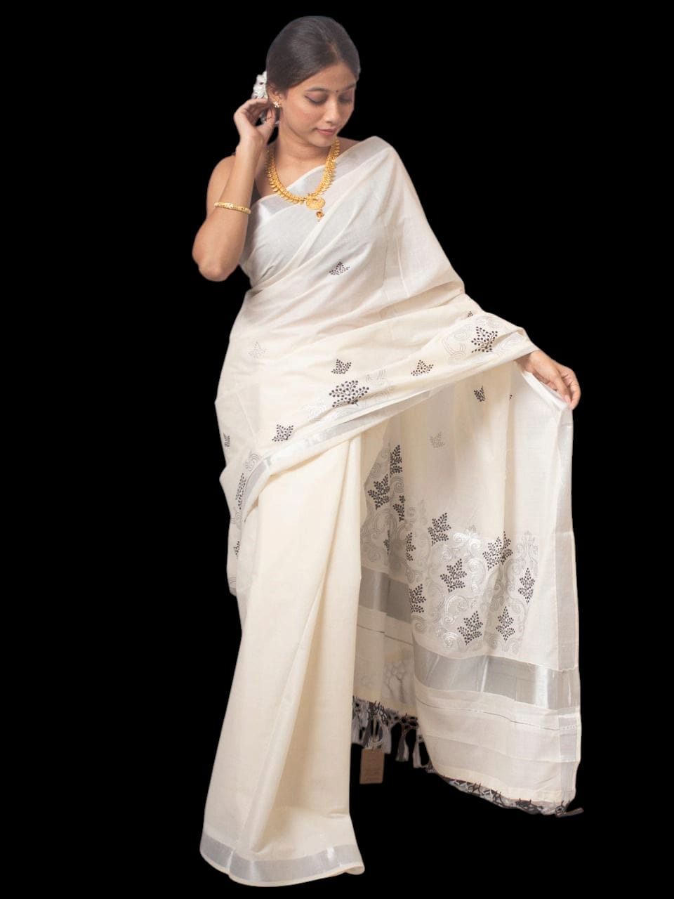 Kerala cotton saree