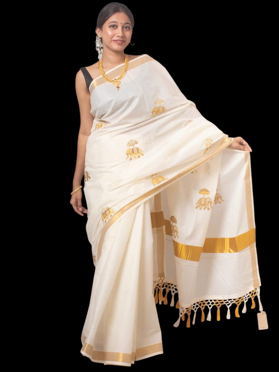 Kerala cotton saree