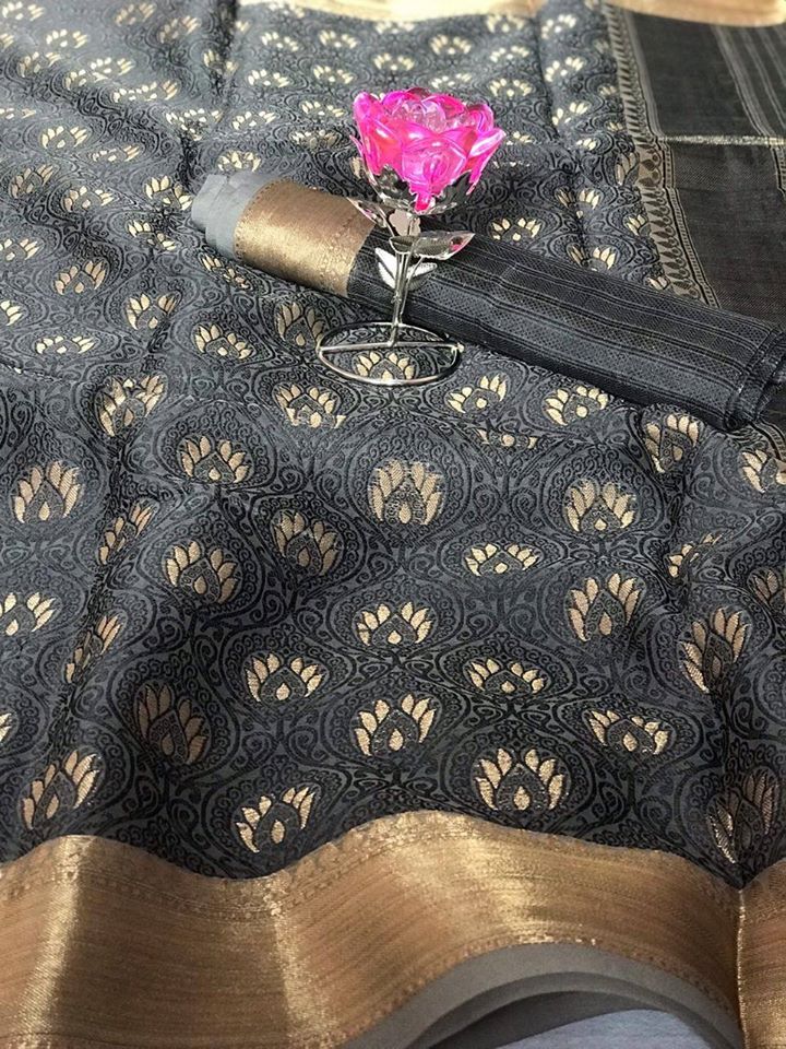 Kora Muslin Silk Saree