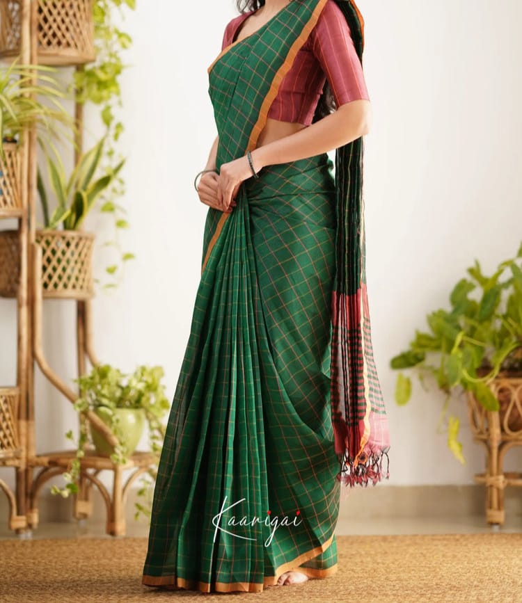 Khadi cotton saree