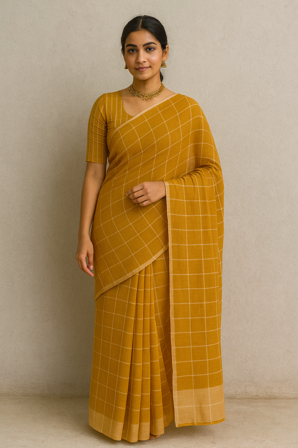 Khadi cotton saree