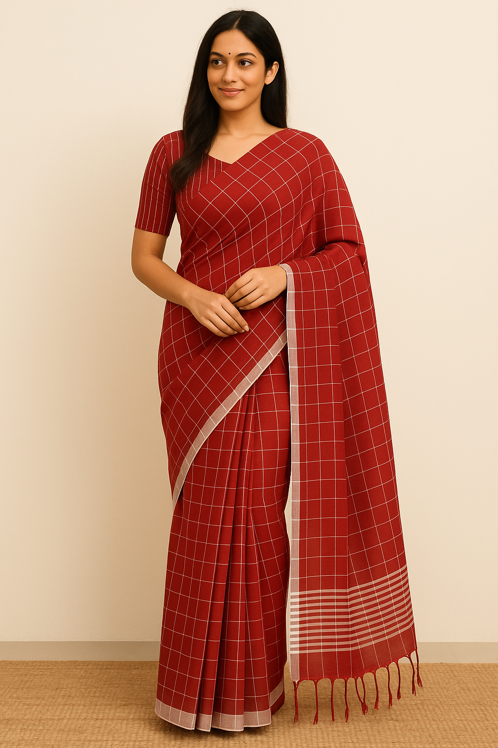 Khadi cotton saree
