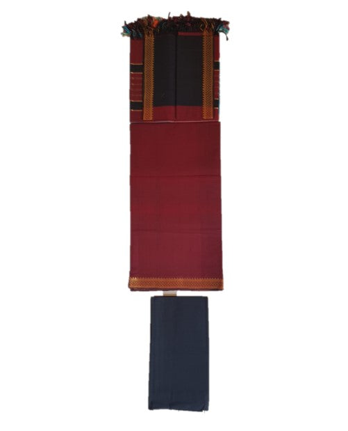 Mangalagiri cotton 3 pc unstitched dress material