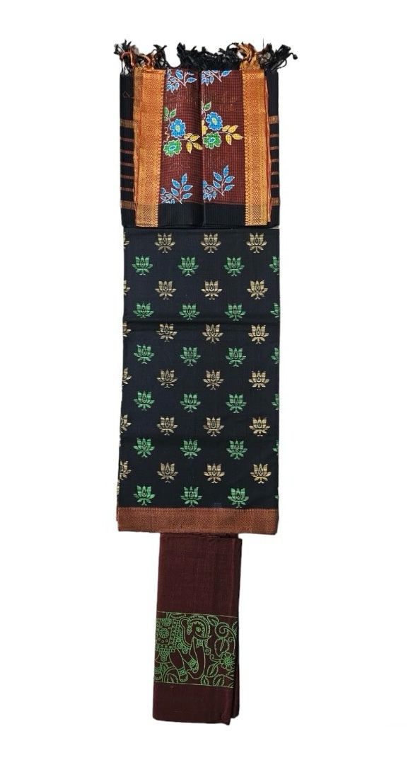 Mangalagiri Printed Cotton Dress Material