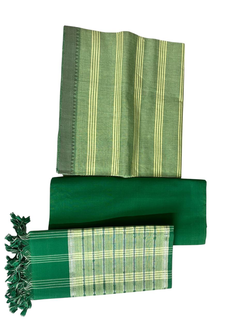 Mangalagiri checks model unstitched suit