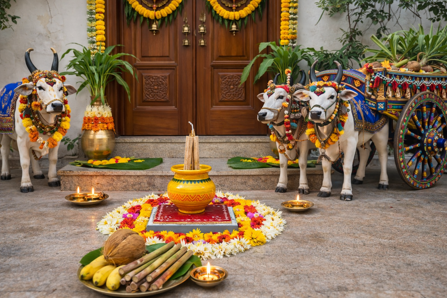 Bhogi Celebration Pot for Pongal Festival