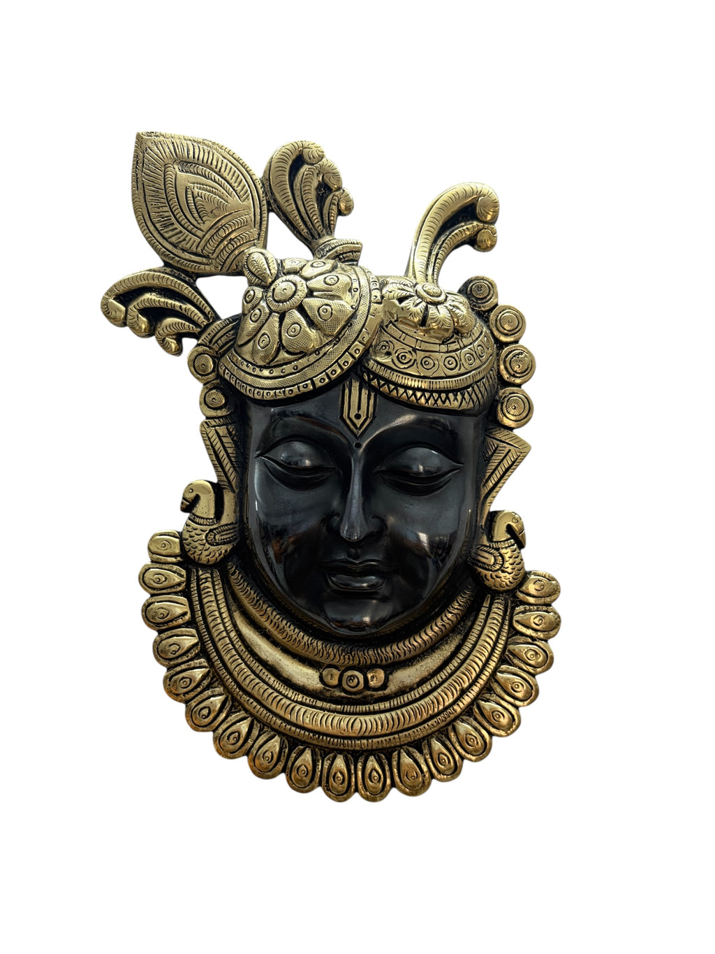 Shrinathji Pure Brass Wall Decor