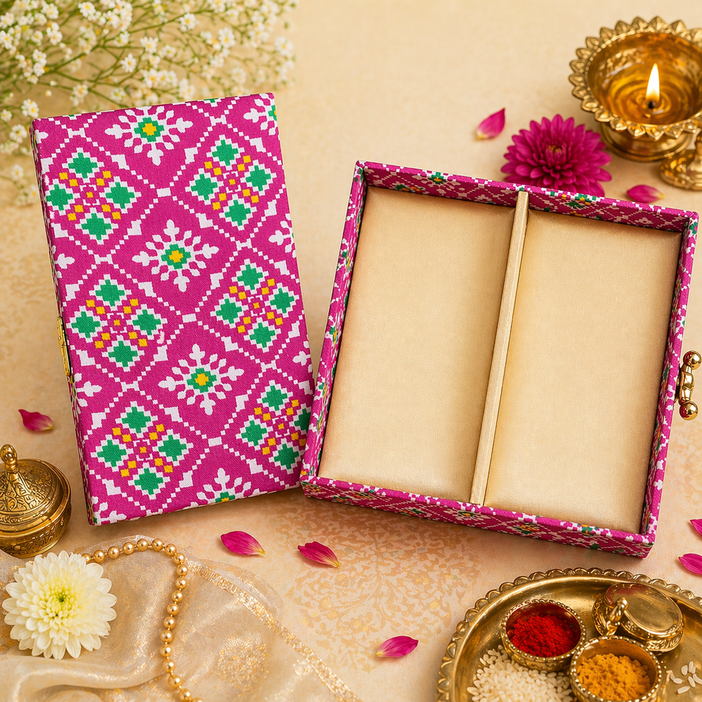 Shagun box in patola design