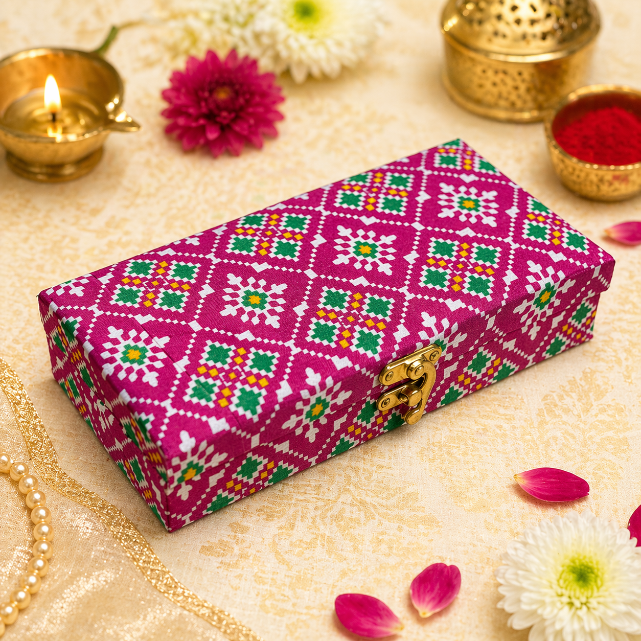 Shagun box in patola design