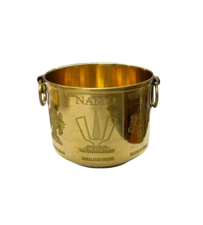 Pure Brass Gangalam Bowl | Traditional Pooja Prasadam Bowl | Kria Arts