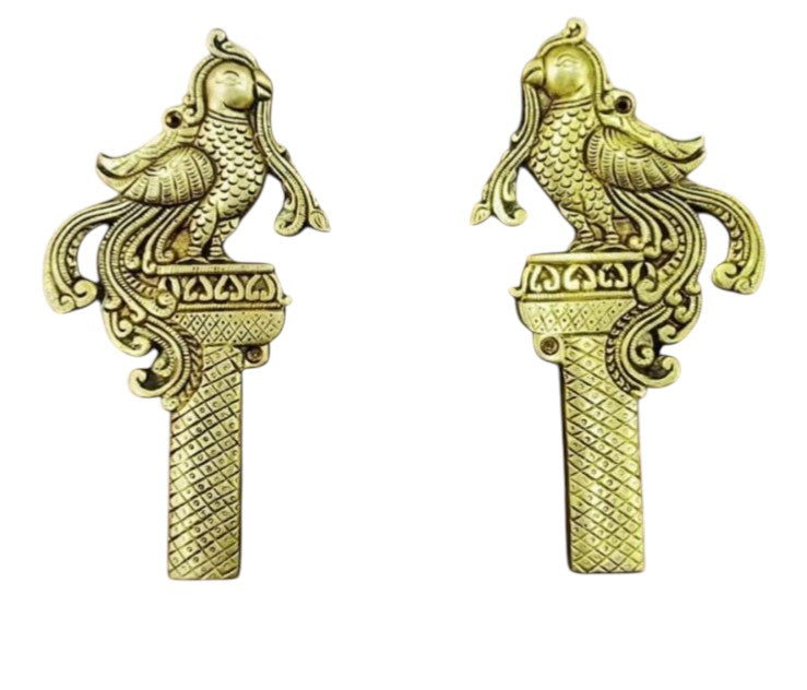 Peacock wall hanging pair