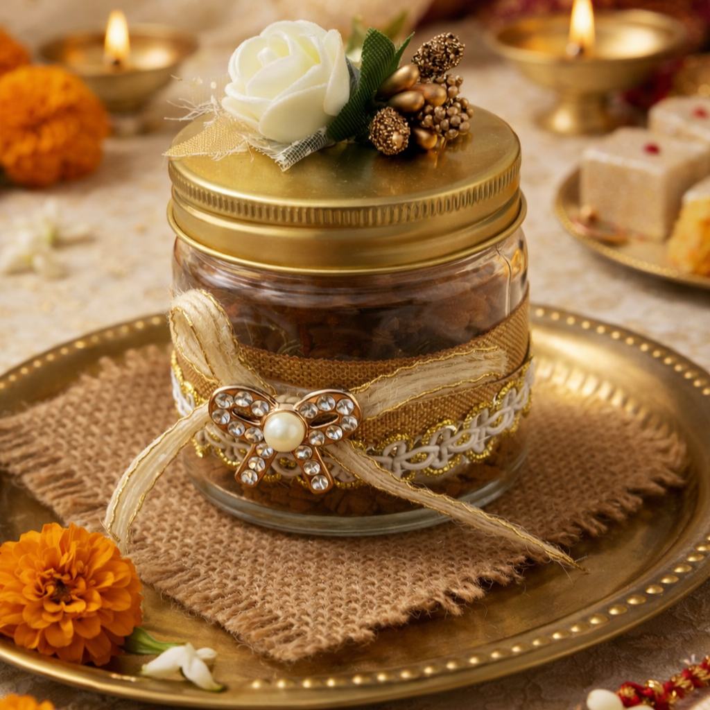 Decorative Plastic Jar Return Gift