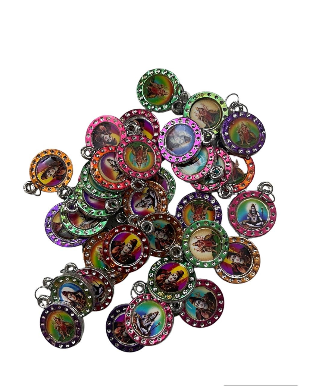 Acrylic charms with divine photos - 200gm