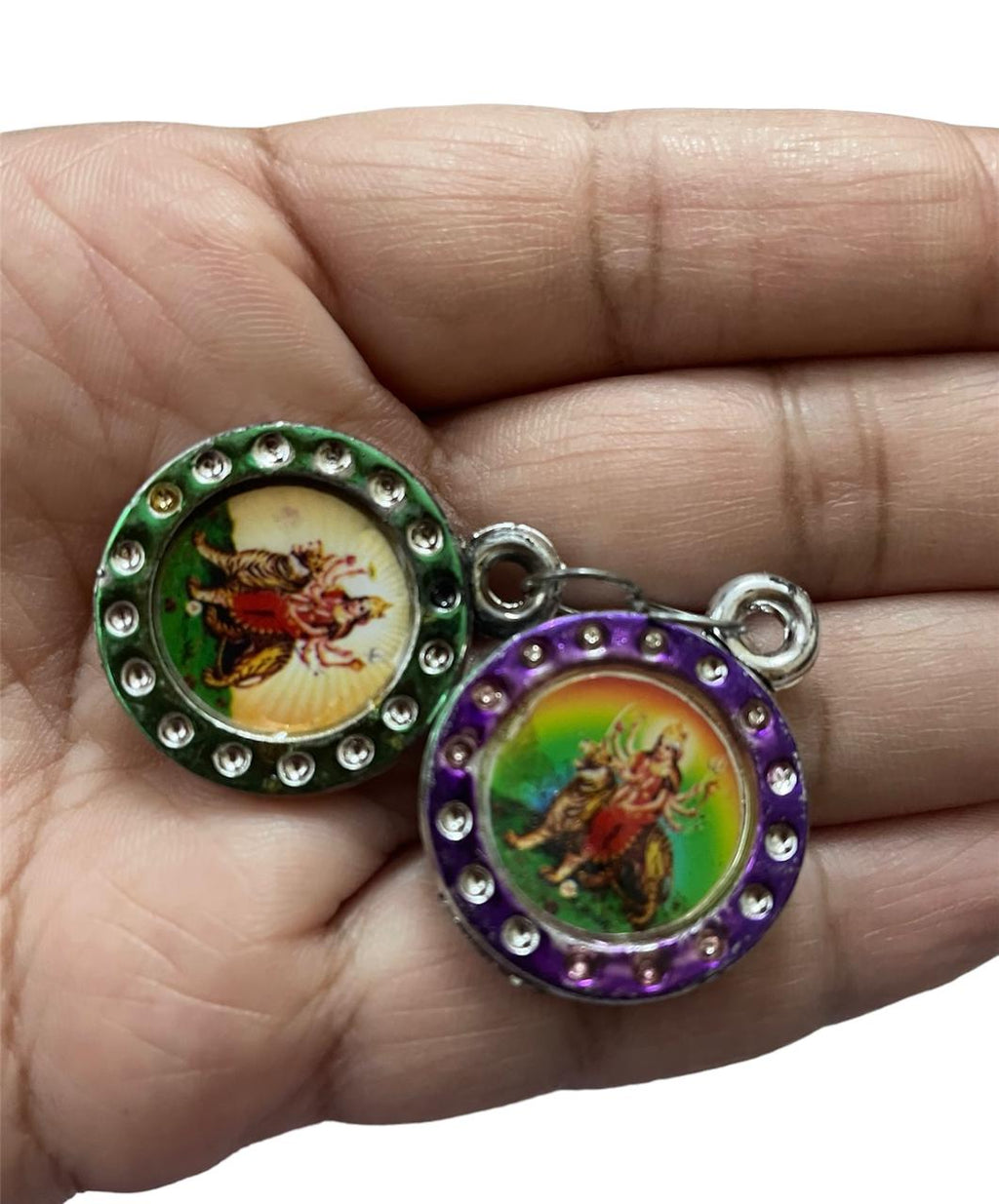 Acrylic charms with divine photos - 200gm