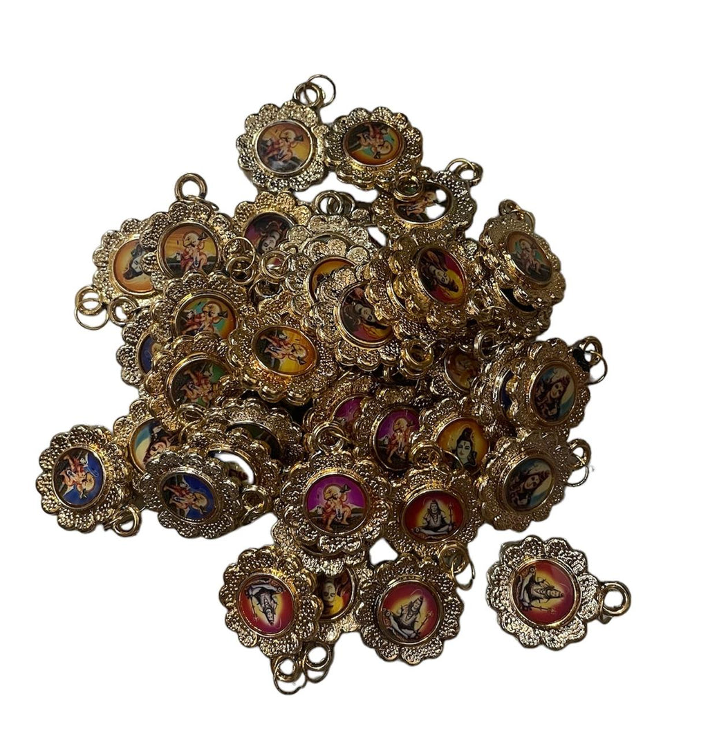 Metal charms with divine photos - 200gm