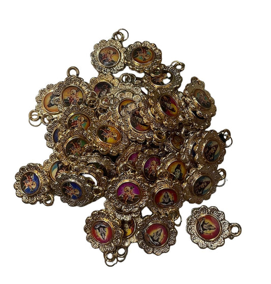 Metal charms with divine photos - 200gm