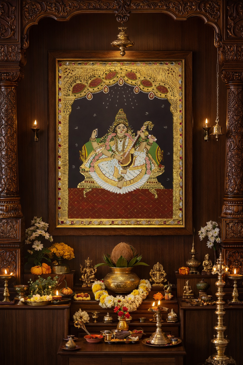 Goddess Saraswathi