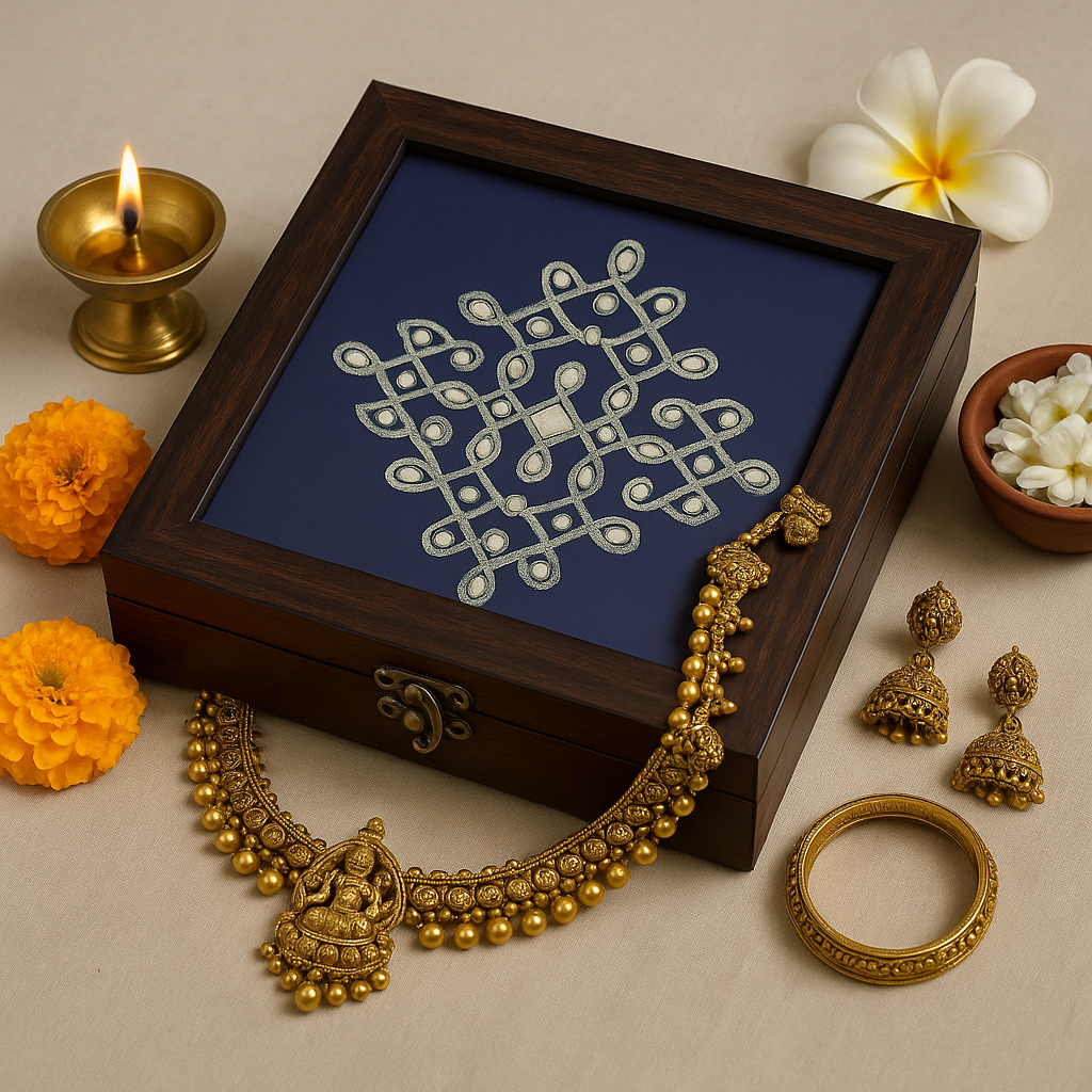 Kolam Design Storage Box