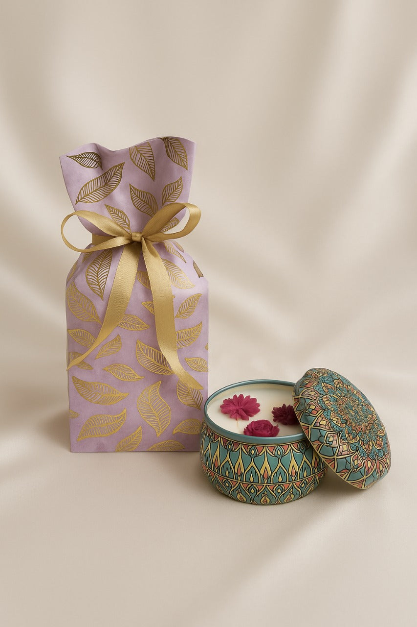 Christmas Candle Hamper Box