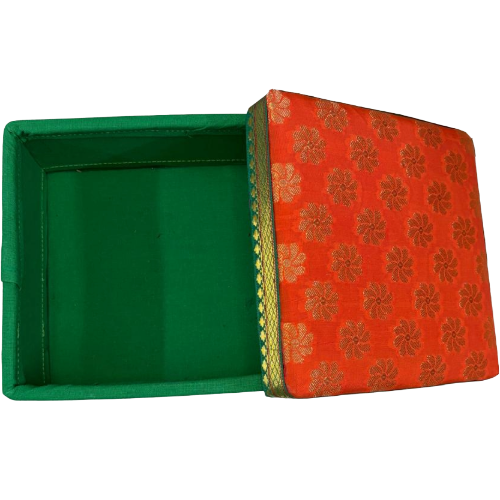 6 Inch Decorative Korai Box for Return Gifts | Handmade Traditional Storage & Gift Box