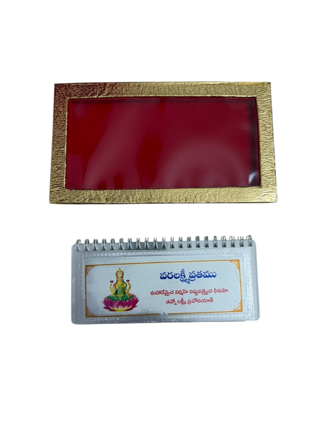 Varalakshmi Vratham Book in Silver Foil