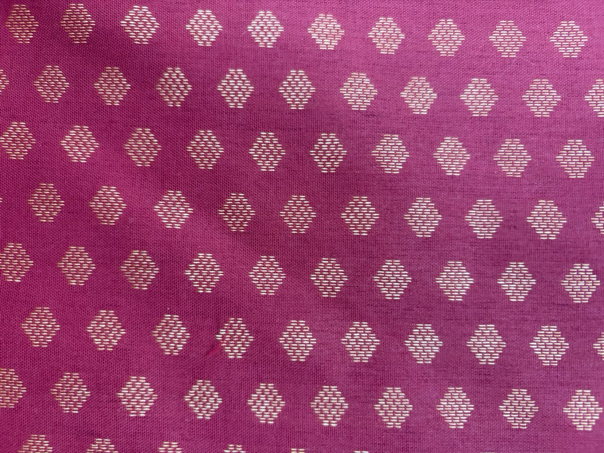 Banarasi Buti Cotton Blouse Pieces – 1 Meter Length, Assorted Colours Pack of 5 | Traditional Return Gift Fabric for Weddings & Festive Occasions