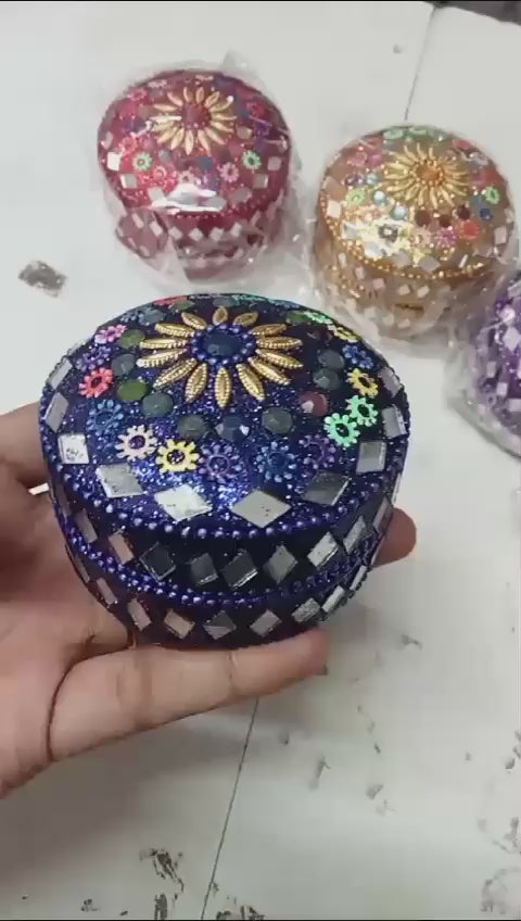 Handcrafted 3 in 1 boxes for traditional return gifting