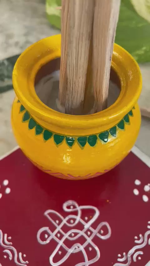 Bhogi Celebration Pot for Pongal Festival